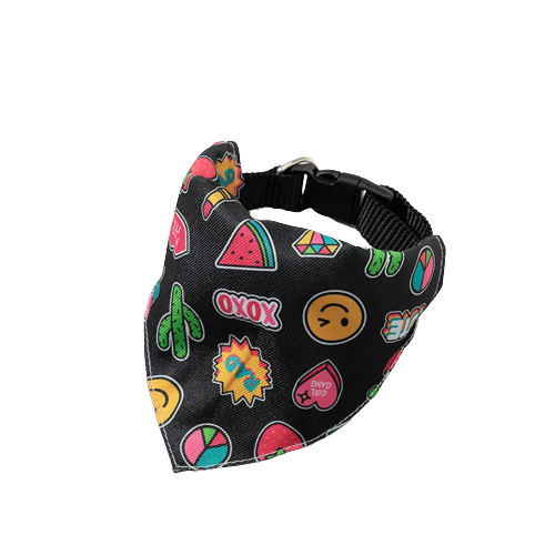 Smiley Emoji Cactus Watermelon Peace Bandana