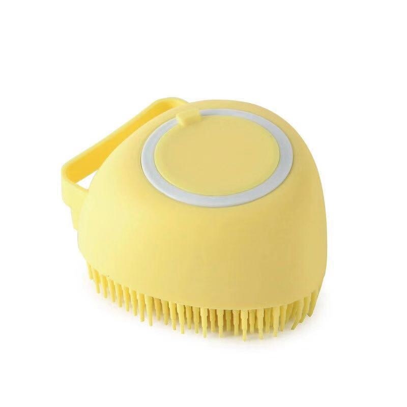 Yellow Heart-shaped Brush