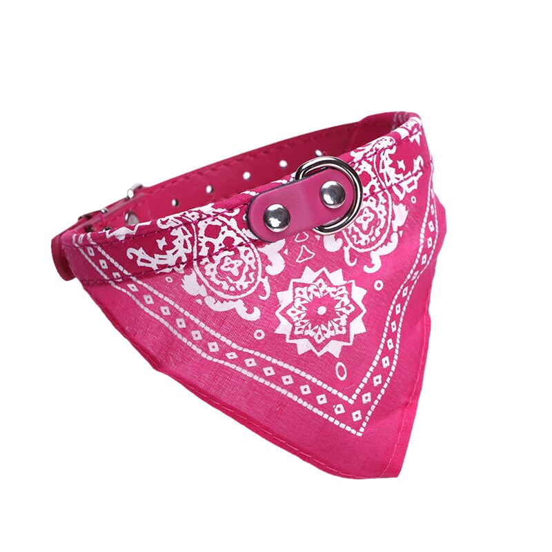 Navy Rose Collar Bandana