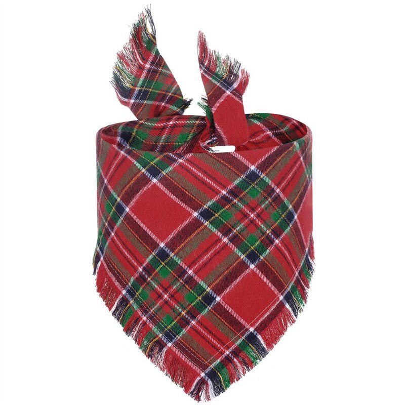 Bandana à motifs rouge et vert