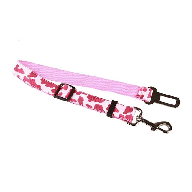 Ceinture de sécurité rose pour voiture