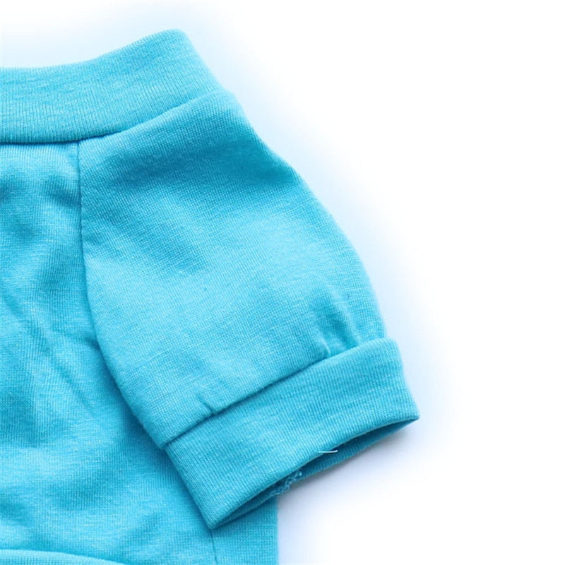 T-shirt bleu clair
