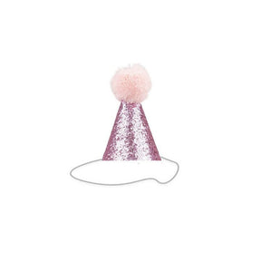 Pink birthday hat
