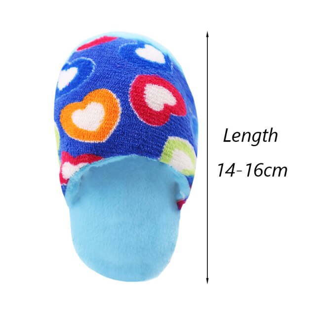 Blue Flower Slippers