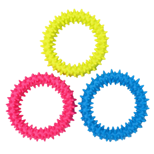 Colorful Indestructible Teeth-Cleaning Circles