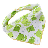 Froggy Smiles Triangle Bandana