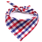 red blue Plaid Bandana