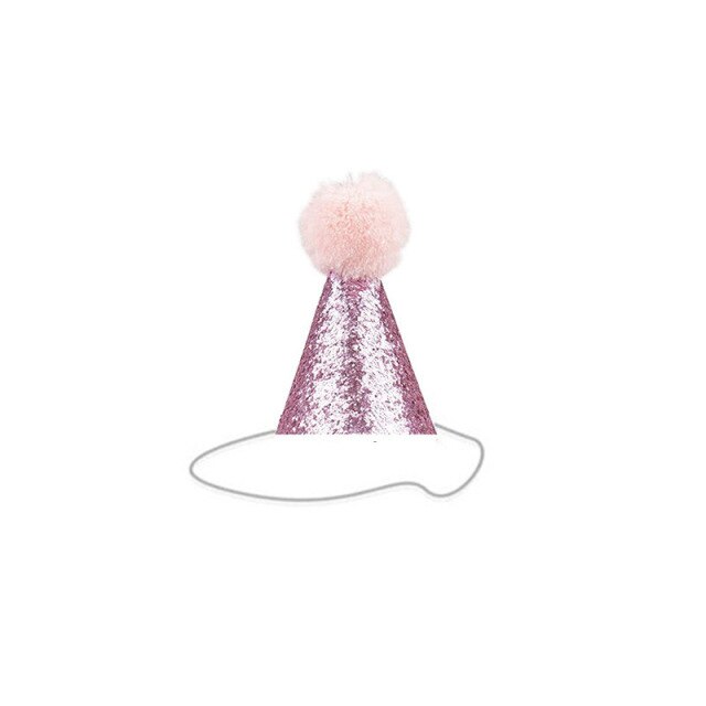 Pink birthday hat