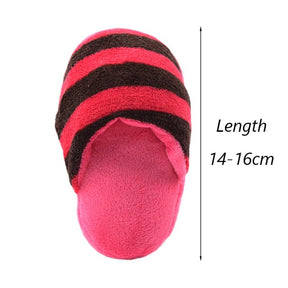 Rose Black Stripe Slippers