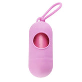 Support distributeur de sacs violet 