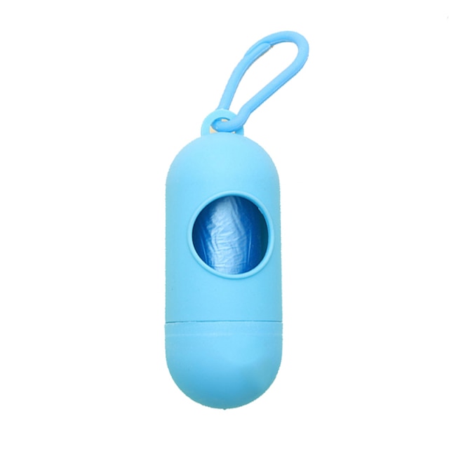 Light Blue Bag Dispenser Holder