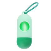 Support distributeur de sacs vert foncé clair 